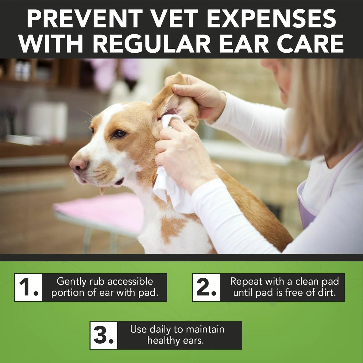 NOVEHA - NOVEHA Pet Ear Wipes 150 Toallitas 2 Pack - The Red Vitamin MX - Cuidado Del Oído De Perros - {{ shop.shopifyCountryName }}