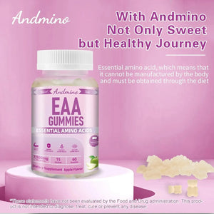 ANDMINO - Andmino EAA Gummies 7500Mg. 120 Gomitas - The Red Vitamin MX - Suplementos Alimenticios - {{ shop.shopifyCountryName }}