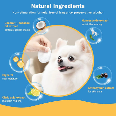 AVONT - Avont Dog Eye Wipes Tear Stain Remover 130 Toallitas - The Red Vitamin MX - Cuidado De Los Ojos De Los Perros - {{ shop.shopifyCountryName }}