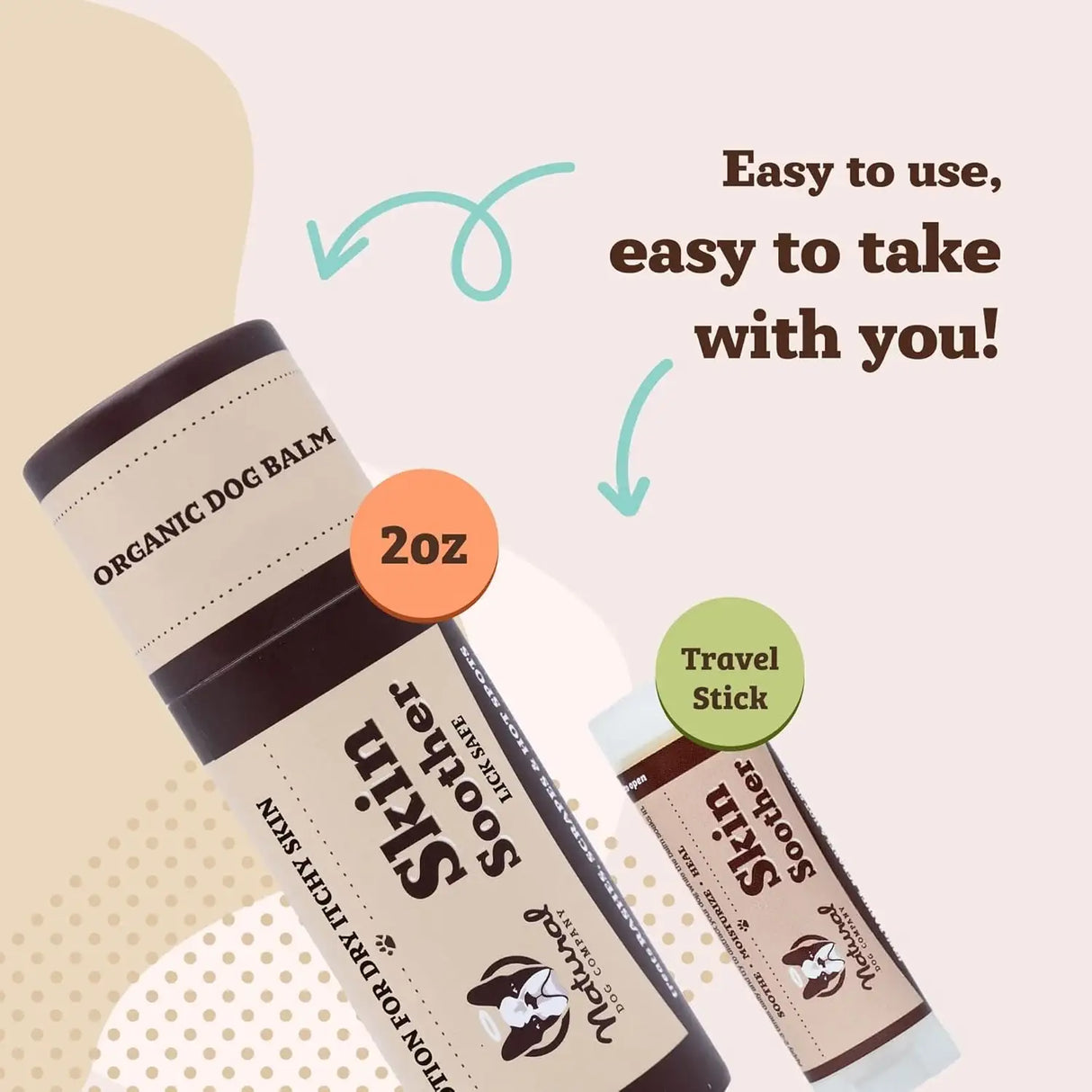 NATURAL DOG - Natural Dog Company Skin Soother Balm for Skin Irritation 2 Oz. Stick - The Red Vitamin MX - Remedios Para La Picazón De Perros - {{ shop.shopifyCountryName }}