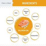 CHEW + HEAL - Chew + Heal Labs Salmon Oil for Dogs 8 Fl.Oz. - The Red Vitamin MX - Aceite De Pescado Para Perros - {{ shop.shopifyCountryName }}