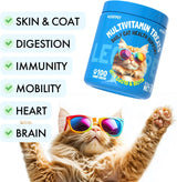 LEGITPET Multivitamin Cat Treats 100 Masticables