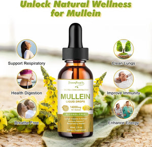 GREENPEOPLE - GreenPeople Mullein Leaf Extract Drops for Lungs 2 Fl.Oz. - The Red Vitamin MX - Suplementos Alimenticios - {{ shop.shopifyCountryName }}