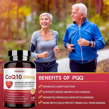 ZEBORA - ZEBORA CoQ10 300Mg. 120 Capsulas Blandas - The Red Vitamin MX - Suplementos Alimenticios - {{ shop.shopifyCountryName }}