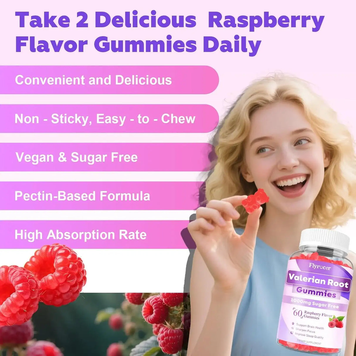 FLYROCER - Flyrocer Valerian Root Gummies 60 Gomitas - The Red Vitamin MX - Suplementos Alimenticios - {{ shop.shopifyCountryName }}