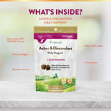 NaturVet Aches & Discomfort Dog Supplement Plus Glucosamine 30 Masticables