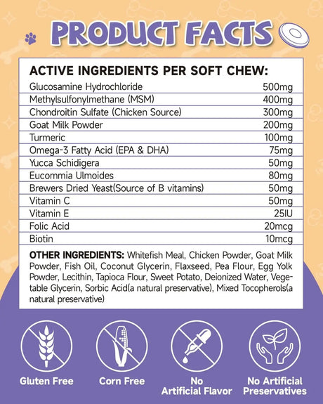 EAGOU DIARY - Eagou Diary Hip and Joint Supplement for Dogs 120 Masticables - The Red Vitamin MX - Cuidado De Cadera Y Articulaciones Para Perros - {{ shop.shopifyCountryName }}