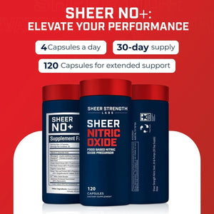 SHEER STRENGTH LABS - Sheer Strength Labs Nitric Oxide Booster for Men 120 Capsulas - The Red Vitamin MX - Suplementos Alimenticios - {{ shop.shopifyCountryName }}