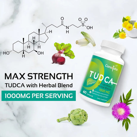 CANARATA - Canarata TUDCA Liver Support 1000Mg. 60 Capsulas 2 Pack - The Red Vitamin MX - Suplementos Alimenticios - {{ shop.shopifyCountryName }}