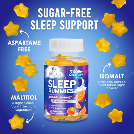 NATURE'S NUTRITION - Nature's Nutrition Melatonin 6Mg. 60 Gomitas 2 Pack - The Red Vitamin MX - Suplementos Alimenticios - {{ shop.shopifyCountryName }}