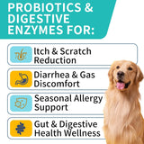 WONTECHMI - WONTECHMI Probiotics for Dogs Steak 180 Masticables - The Red Vitamin MX - Probióticos Para Perros - {{ shop.shopifyCountryName }}