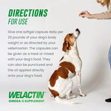 NUTRAMAX - Nutramax Welactin Canine Soft Gel 120 Capsulas Blandas - The Red Vitamin MX - Aceite De Pescado Para Perros - {{ shop.shopifyCountryName }}