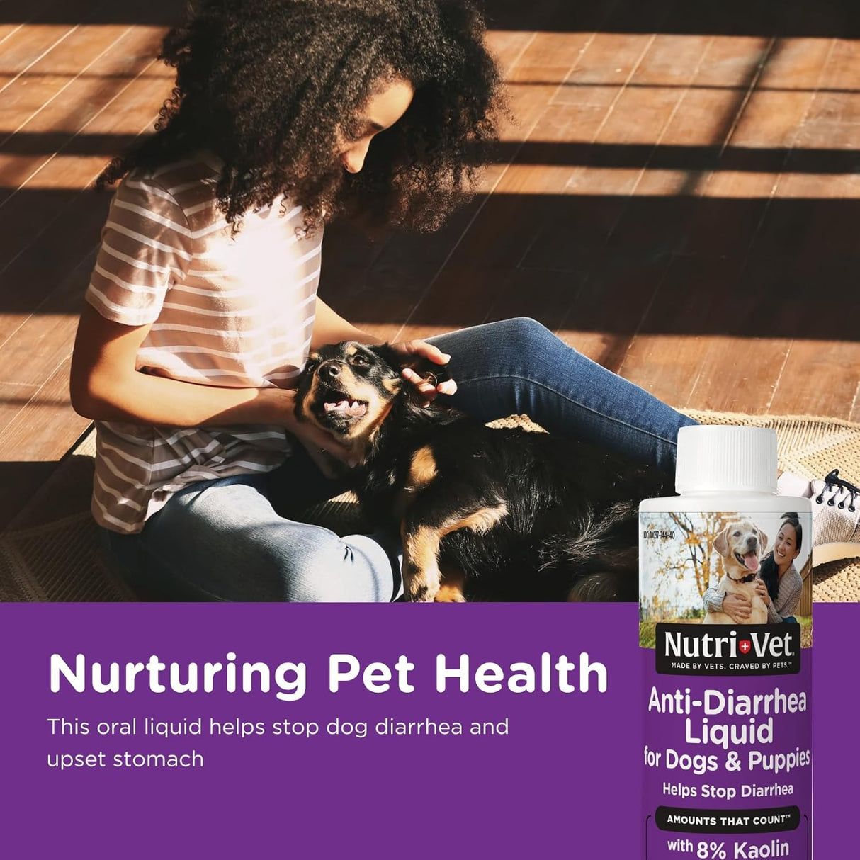 Nutri-Vet Anti-Diarrhea Liquid for Dogs and Puppies 118Ml.