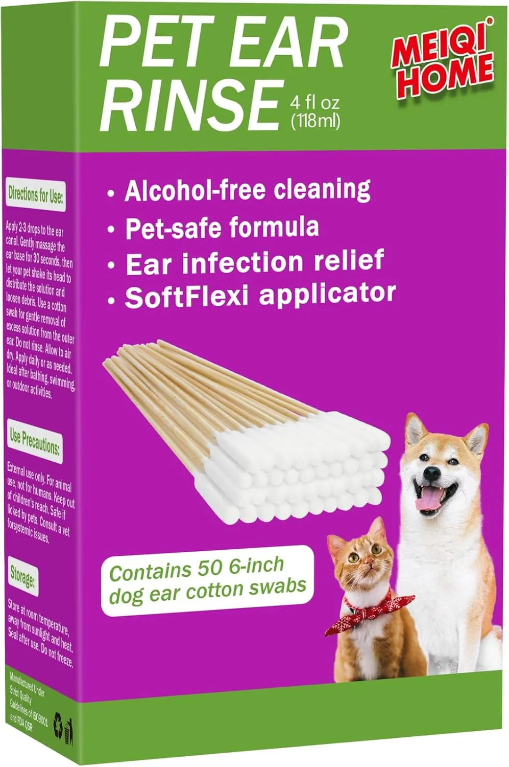 MEIQIHOME - MEIQIHOME Ear Cleaner for Dogs and Cats 4 Fl.Oz. - The Red Vitamin MX - Cuidado Del Oído De Perros - {{ shop.shopifyCountryName }}