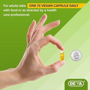 DEVA Vegan Nutrition Black Cumin Seed Oil 90 Capsulas
