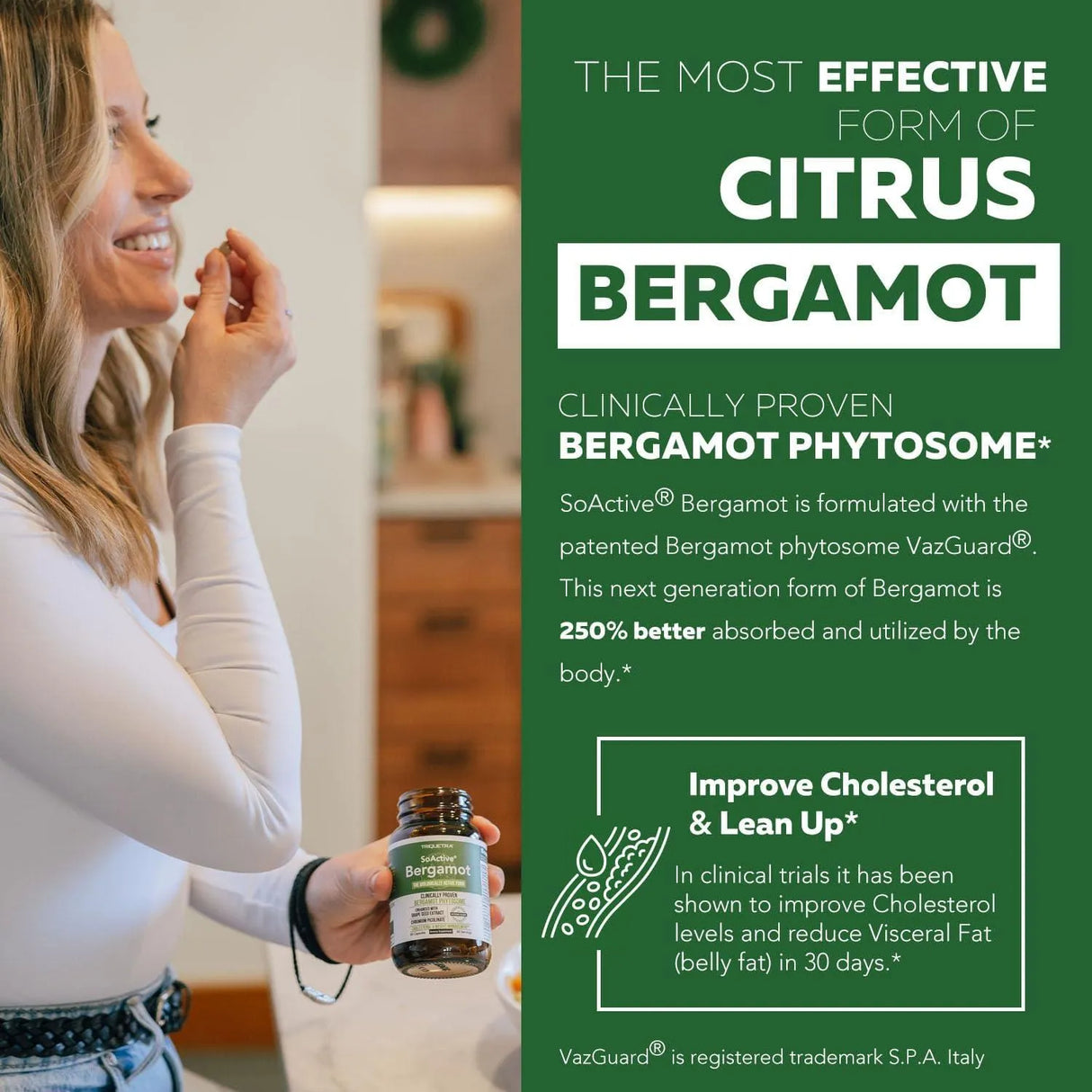 TRIQUETRA - Triquetra SoActive Bergamot Supports Cholesterol & Cardiovascular 60 Capsulas - The Red Vitamin MX - Suplementos Alimenticios - {{ shop.shopifyCountryName }}