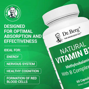 DR. BERG - Dr. Berg Natural Vitamin B12 60 Capsulas - The Red Vitamin MX - Suplementos Alimenticios - {{ shop.shopifyCountryName }}