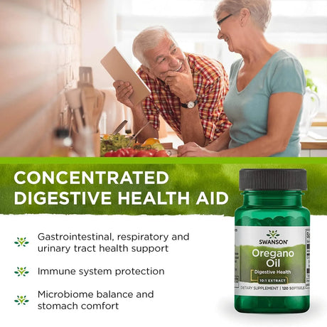 SWANSON - Swanson Oregano Oil 10:1 Extract 120 Capsulas Blandas - The Red Vitamin MX - Suplementos Alimenticios - {{ shop.shopifyCountryName }}