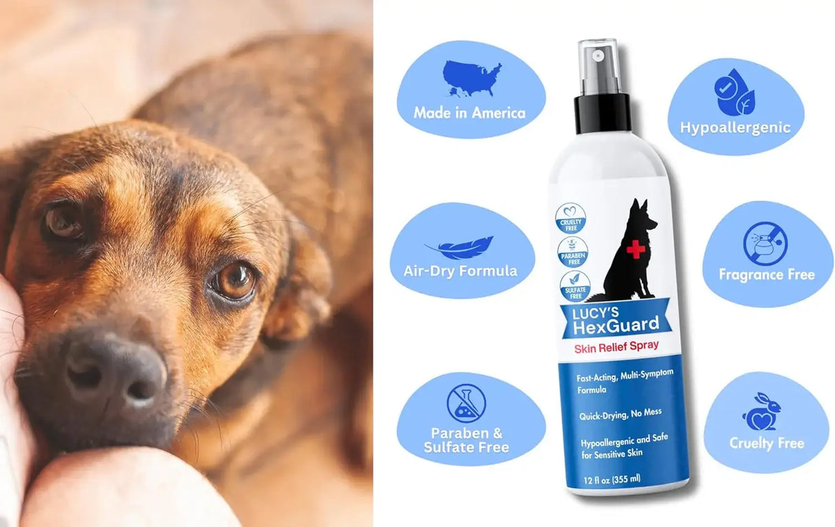 LUCY'S PET - Lucy's Pet Skin Relief Spray for Dogs & Cats 12 Fl.Oz. - The Red Vitamin MX - Remedios Para La Picazón De Perros - {{ shop.shopifyCountryName }}