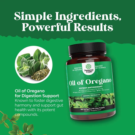 NATURES CRAFT - Natures Craft Wild Oregano Oil 180 Capsulas Blandas - The Red Vitamin MX - Suplementos Alimenticios - {{ shop.shopifyCountryName }}