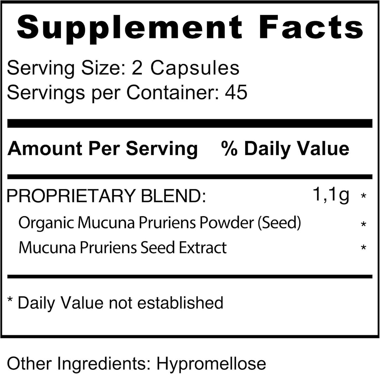 JIVA BOTANICALS - Jiva Botanicals Organic Mucuna Pruriens 90 Capsulas - The Red Vitamin MX - Suplementos Alimenticios - {{ shop.shopifyCountryName }}