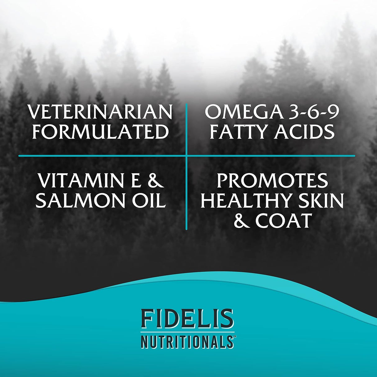 FIDELIS Skin & Coat Plus+ Dog Skin & Coat Supplement 120 Masticables