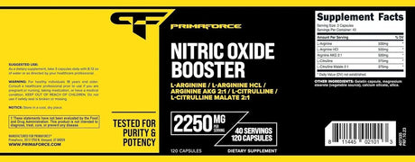 PRIMAFORCE - Primaforce Nitric Oxide Booster 2,250Mg. 120 Capsulas - The Red Vitamin MX - Suplementos Alimenticios - {{ shop.shopifyCountryName }}