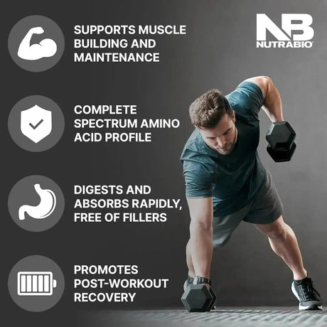 NUTRABIO - NutraBio Classic Whey Protein Powder Chocolate Milkshake 26 Servicios 907Gr. - The Red Vitamin MX - Suplementos Alimenticios - {{ shop.shopifyCountryName }}