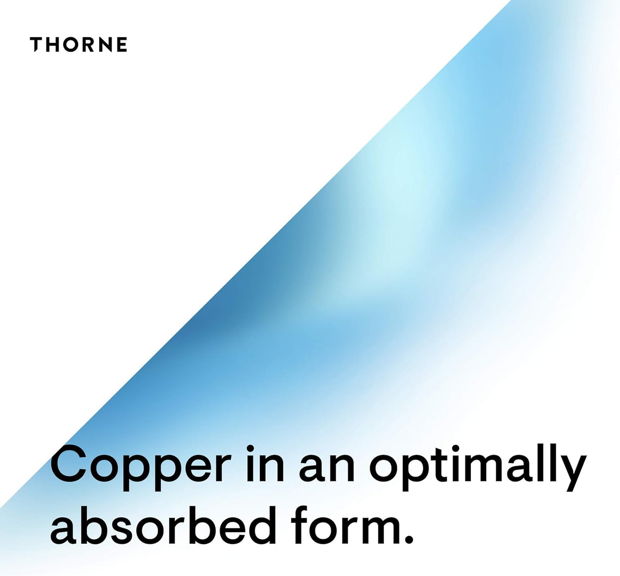 Thorne Copper Bisglycinate 60 Capsulas