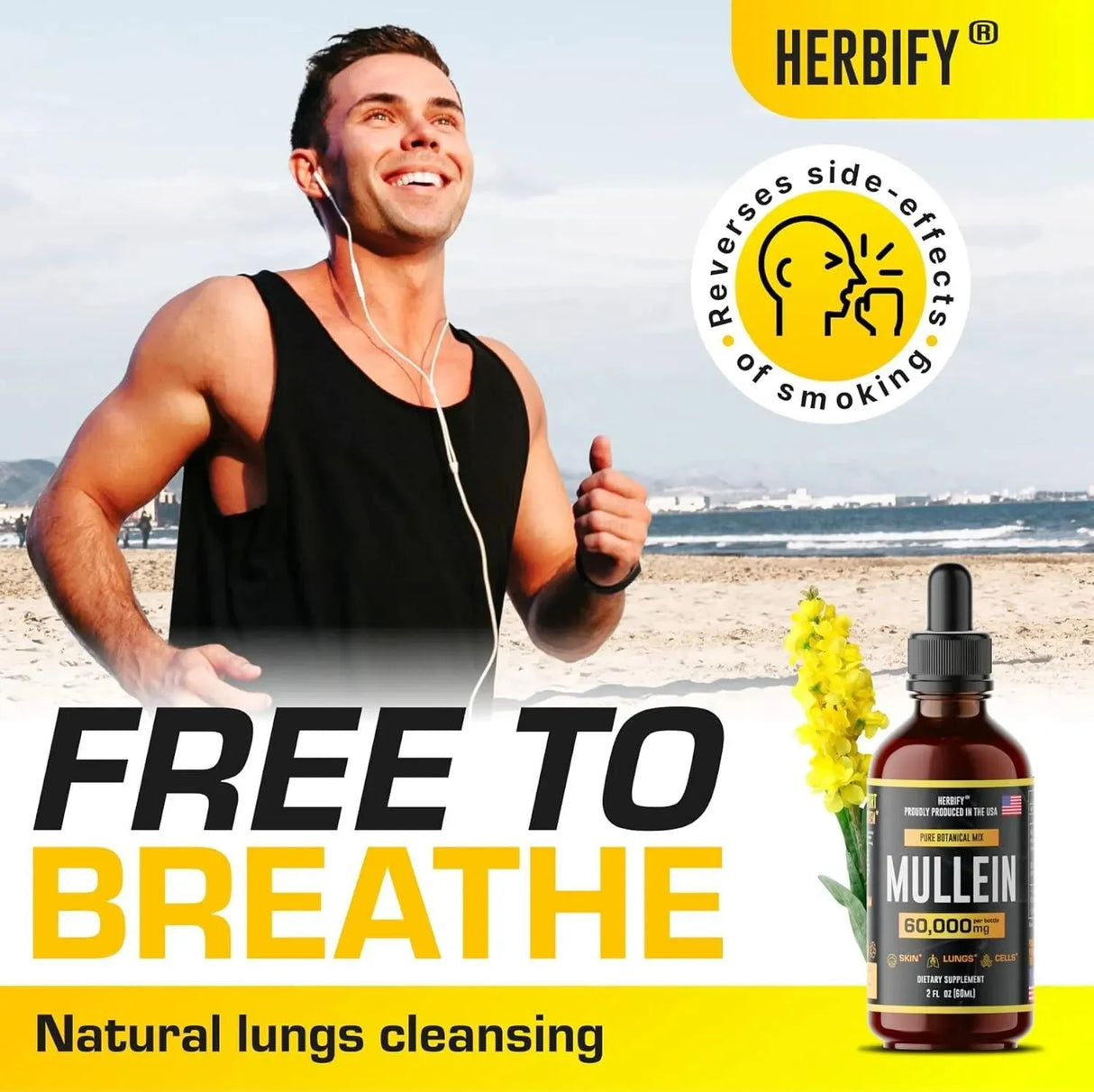 HERBIFY - HERBIFY Mullein Extract Lung Cleanse 2 Fl.Oz. - The Red Vitamin MX - Suplementos Alimenticios - {{ shop.shopifyCountryName }}