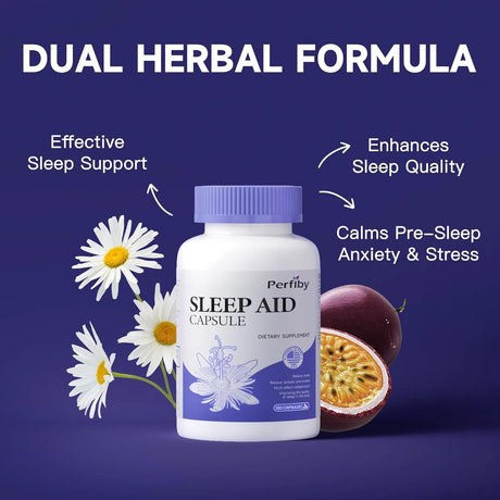 PERFIBY - Perfiby Dual-Action Sleep Aid Melatonin 6Mg. and Elderberry Complex 120 Capsulas - The Red Vitamin MX - Suplementos Alimenticios - {{ shop.shopifyCountryName }}