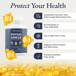 PHYSIOTRU - PhysioTru Physio Omega 3 60 Capsulas Blandas - The Red Vitamin MX - Suplementos Alimenticios - {{ shop.shopifyCountryName }}