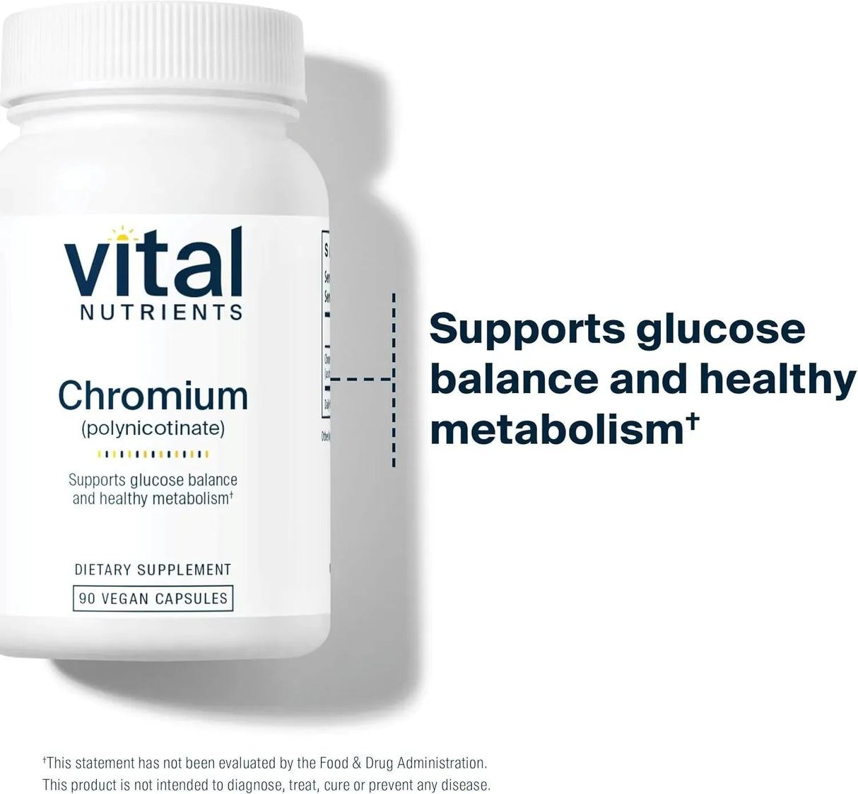 VITAL NUTRIENTS - Vital Nutrients Chromium Polynicotinate 200mcg 90 Capsulas - The Red Vitamin MX - Suplementos Alimenticios - {{ shop.shopifyCountryName }}