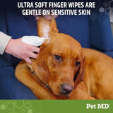 PET MD - Pet MD Ear Finger Wipes for Dogs 50 Toallitas - The Red Vitamin MX - Cuidado Del Oído De Perros - {{ shop.shopifyCountryName }}
