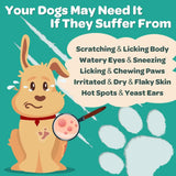 NATURE TARGET - NATURE TARGET Dog Allergy Relief Freeze Dried Chews 120 Masticables - The Red Vitamin MX - Remedios Para La Picazón De Perros - {{ shop.shopifyCountryName }}