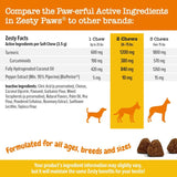 ZESTY PAWS - Zesty Paws Turmeric Curcumin for Dogs Bacon Flavor 90 Masticables - The Red Vitamin MX - Cuidado De Cadera Y Articulaciones Para Perros - {{ shop.shopifyCountryName }}