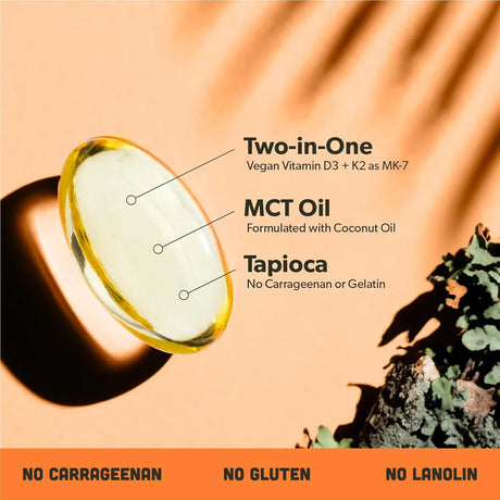 SAPLING - Sapling Vegan Vitamin D3 + K2 60 Capsulas Blandas - The Red Vitamin MX - Suplementos Alimenticios - {{ shop.shopifyCountryName }}