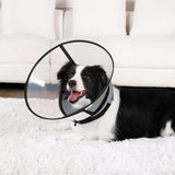 ICOYEA Sponge Core Dog Cone GRAY Size 2 Neck: 8.7"- 10.7"