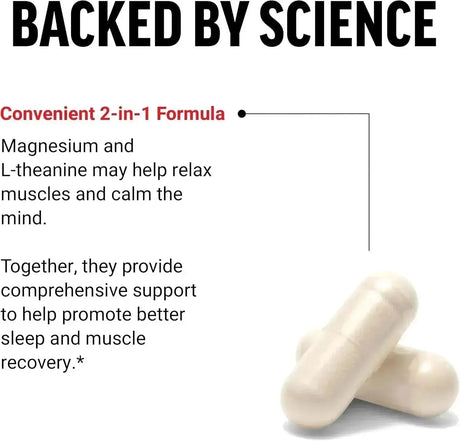 FORCE FACTOR - Force Factor Magnesium + L-Theanine 120 Capsulas - The Red Vitamin MX - Suplementos Alimenticios - {{ shop.shopifyCountryName }}