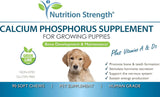 Nutrition Strength Calcium Phosphorus for Dogs Supplement 90 Masticables