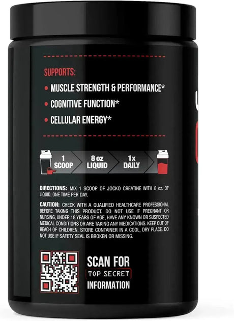 JOCKO FUEL - Jocko Fuel Creatine Monohydrate Powder 90 Servicios Unflavored 454Gr. - The Red Vitamin MX - Suplementos Alimenticios - {{ shop.shopifyCountryName }}