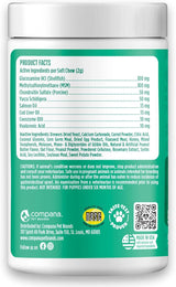 Doggie Dailies Daily Joint Care Glucosamine for Dogs Peanut Butter 225 Masticables
