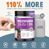 TTLXBL - TTLXBL 24-in-1 Dog Vitamins 200 Masticables - The Red Vitamin MX - Multivitamínicos Para Perros - {{ shop.shopifyCountryName }}