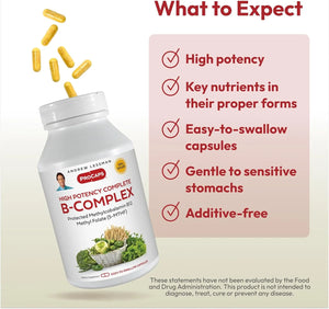 ANDREW LESSMAN - ANDREW LESSMAN High Potency B-Complex 60 Capsulas - The Red Vitamin MX - Suplementos Alimenticios - {{ shop.shopifyCountryName }}