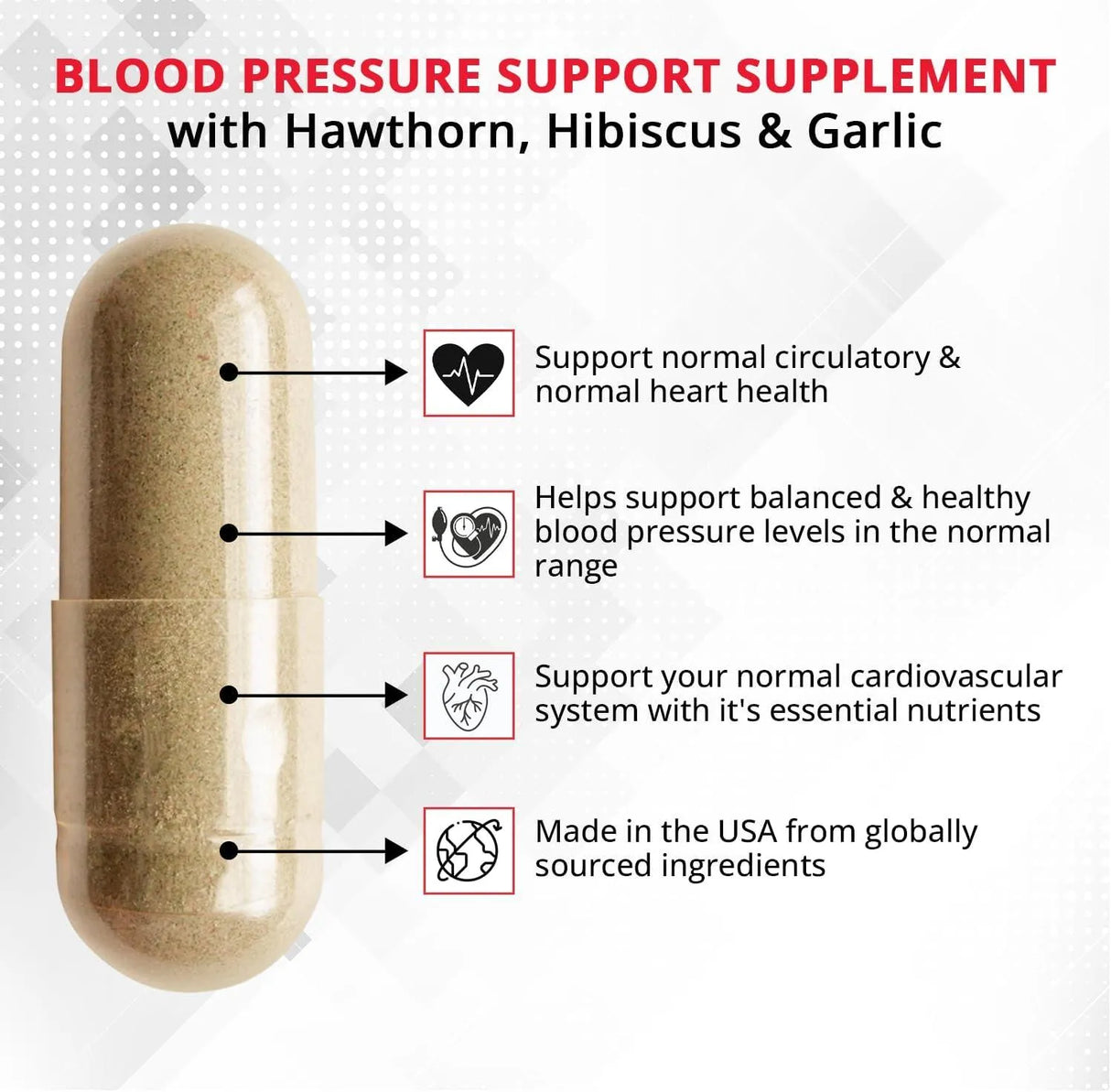 NUTRITION LABS - NUTRITION LABS Blood Pressure Support 90 Capsulas - The Red Vitamin MX - Suplementos Alimenticios - {{ shop.shopifyCountryName }}