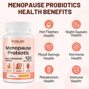 TREHEALTT - Trehealtt Menopause Probiotic 60 Capsulas - The Red Vitamin MX - Suplementos Alimenticios - {{ shop.shopifyCountryName }}