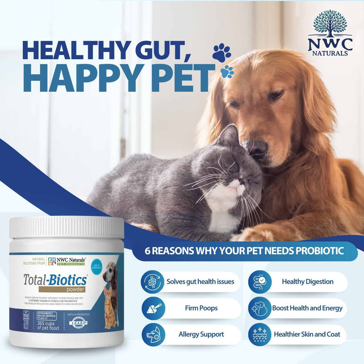 NWC Naturals Total-Biotics 228Gr.