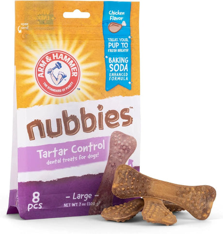 ARM & HAMMER - Arm & Hammer for Pets Nubbies Dental Treats for Dogs Chicken Flavor 8 Piezas - The Red Vitamin MX - Cuidado Dental Para Perros - {{ shop.shopifyCountryName }}