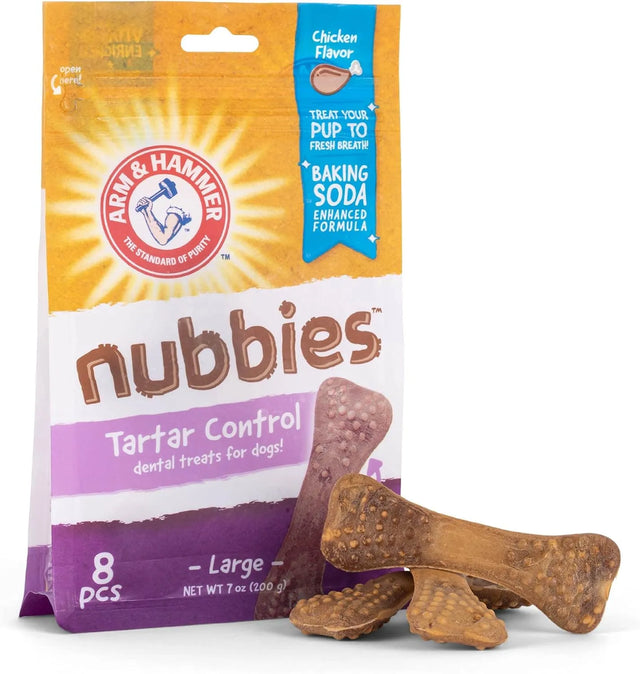 ARM & HAMMER - Arm & Hammer for Pets Nubbies Dental Treats for Dogs Chicken Flavor 8 Piezas - The Red Vitamin MX - Cuidado Dental Para Perros - {{ shop.shopifyCountryName }}