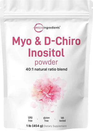 MICRO INGREDIENTS - Micro Ingredients Myo & D-Chiro Inositol Powder 454Gr. - The Red Vitamin MX - Suplementos Alimenticios - {{ shop.shopifyCountryName }}